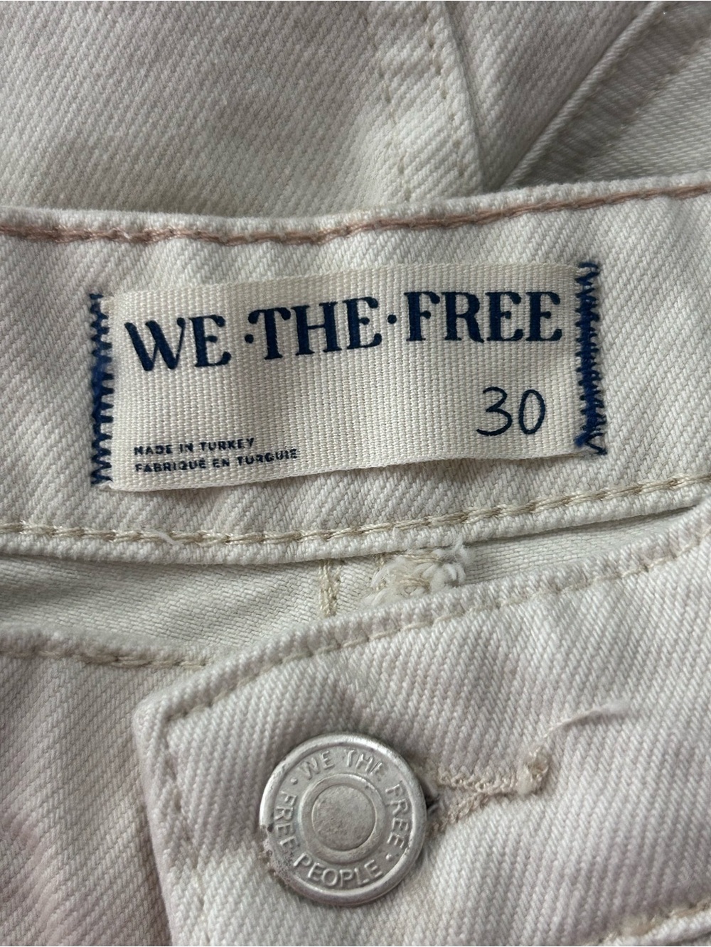 Free People We the Free Moxie Paint Fleck Cotton Utility Pants - Picture 6 of 11